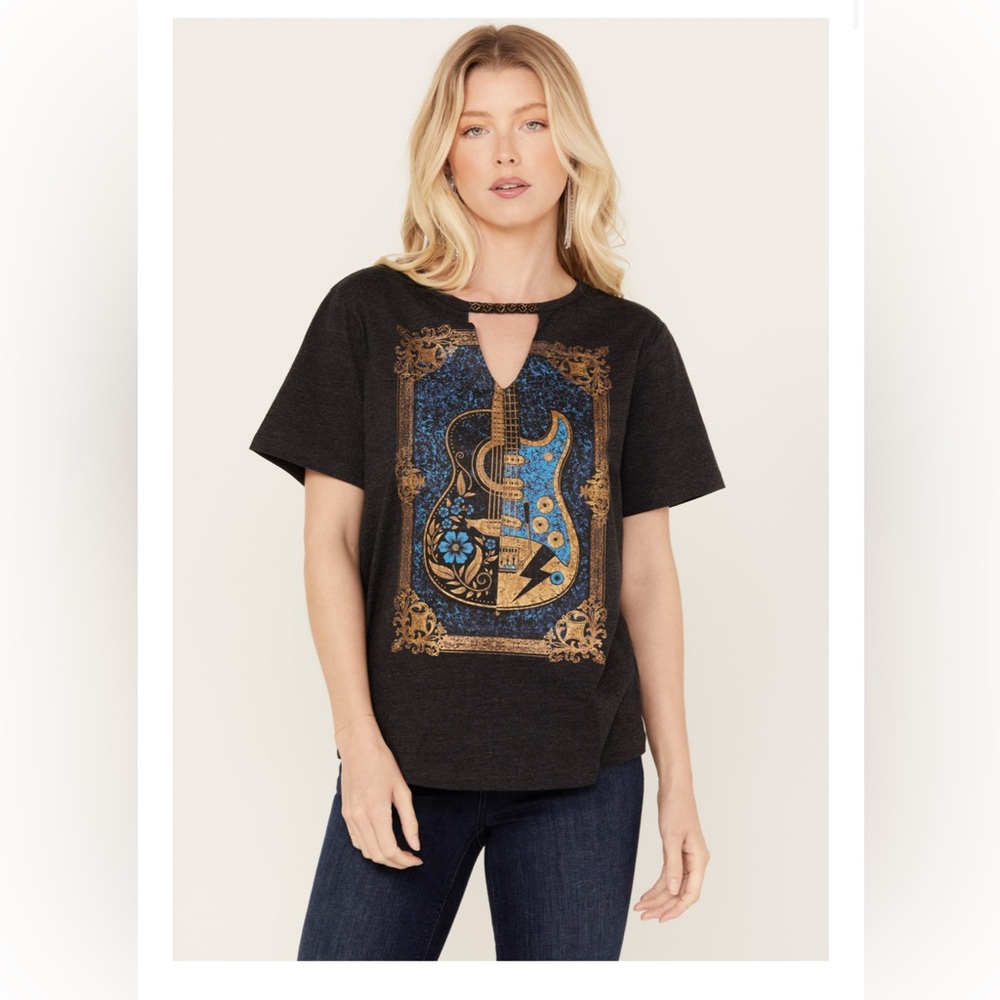 Idyllwind by Miranda Lambert Black and Blue Graphic Tee